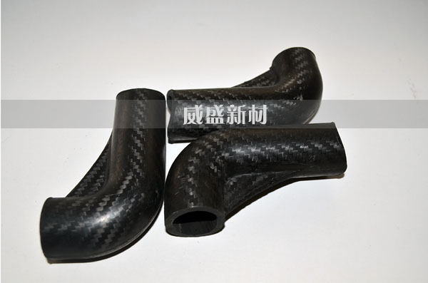 碳纤弯管带加强筋