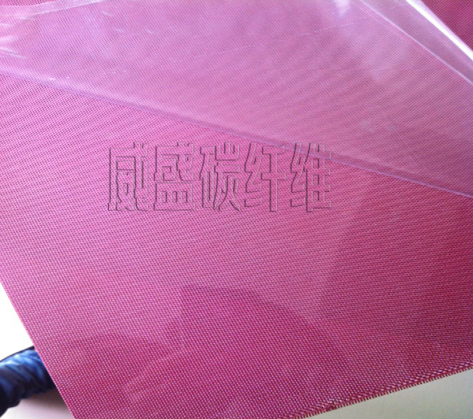 3K红色碳纤维板